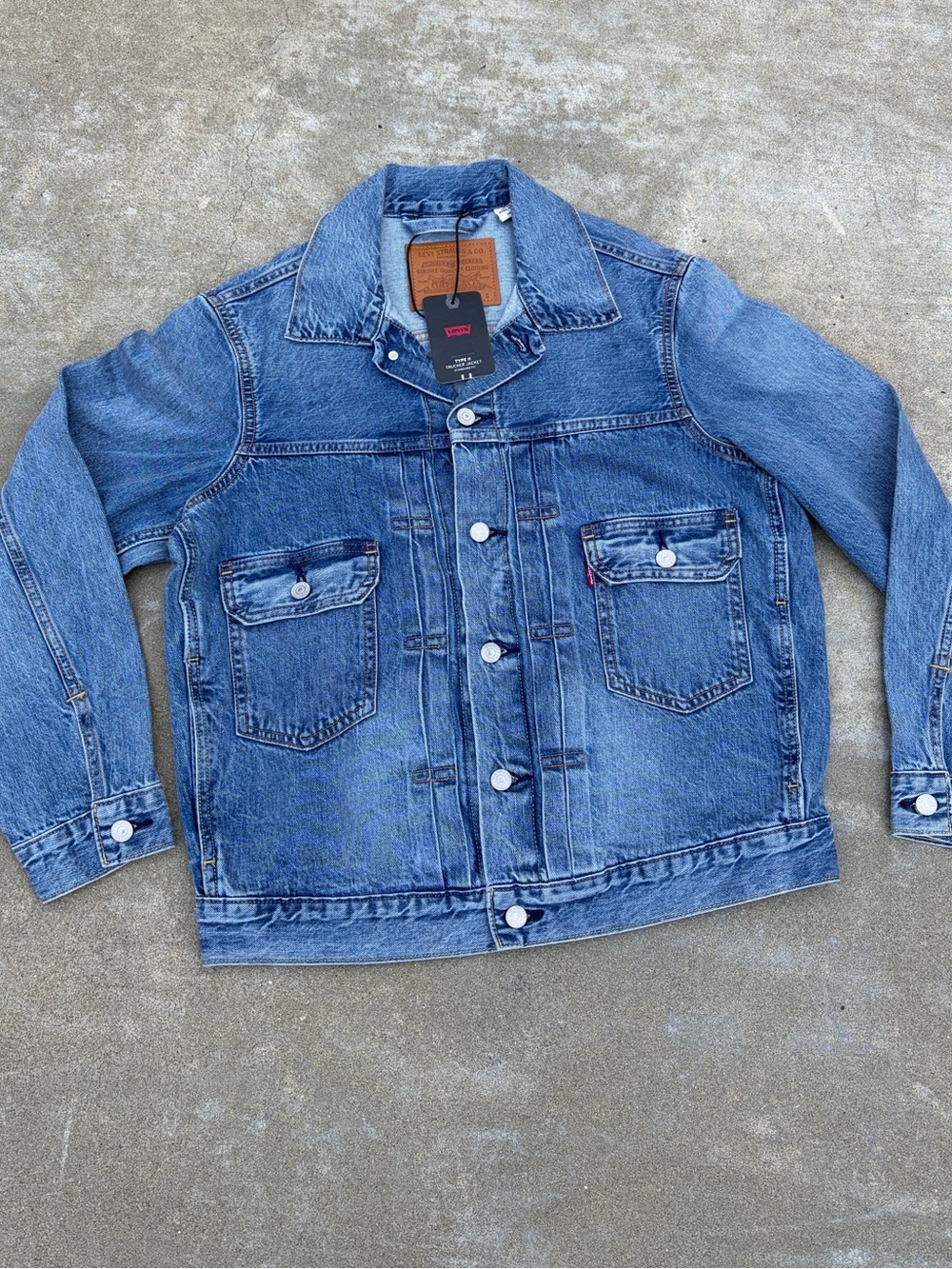 NWT Levi’s Premium Type II Selvedge Men’s Trucker Jacket